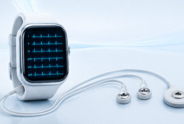 MediQAI On-Demand Six-Lead ECG Wearable-Device